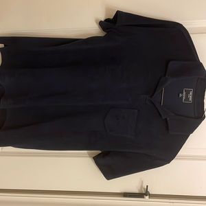 Todd Synder navy blue terry cloth  polo size L excellent condition